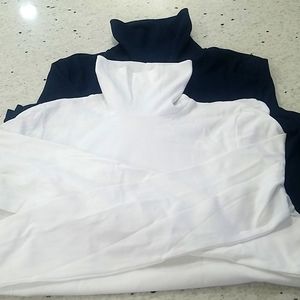 3 Lands End turtleneck Supima Cotton